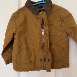 Old Navy Tan Kids Jacket with Corduroy Collar